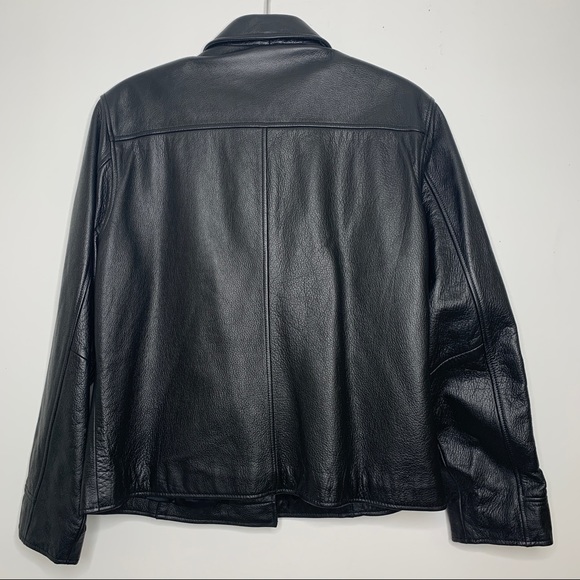 Telluride Black Leather Jacket Size Large - Picture 2 of 5